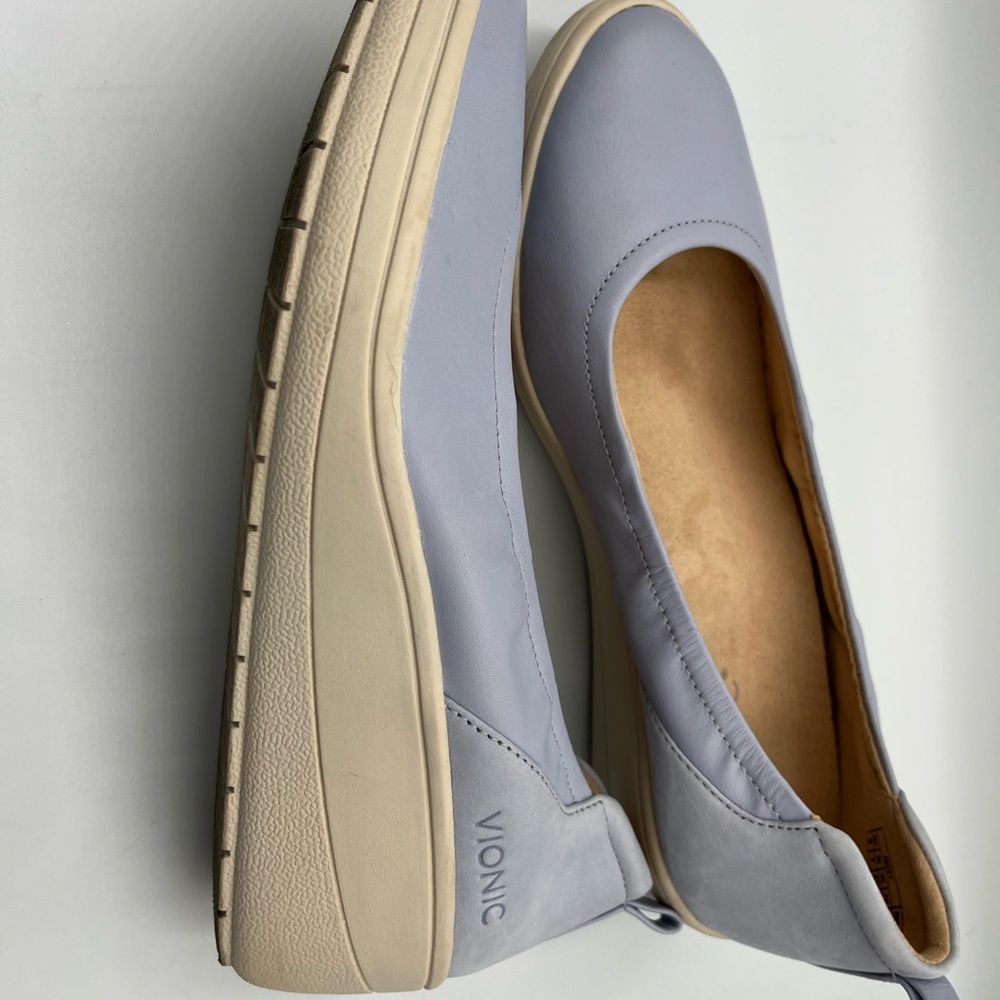 Vionic Women's Soft Blue Jacey Wedge Size 9 - Picture 11 of 14